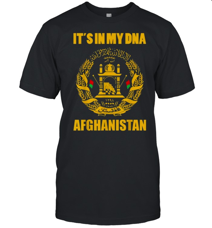 It’s In My DNA Afghanistan Proud Afghani Retro Vintage Flag Gift Shirt