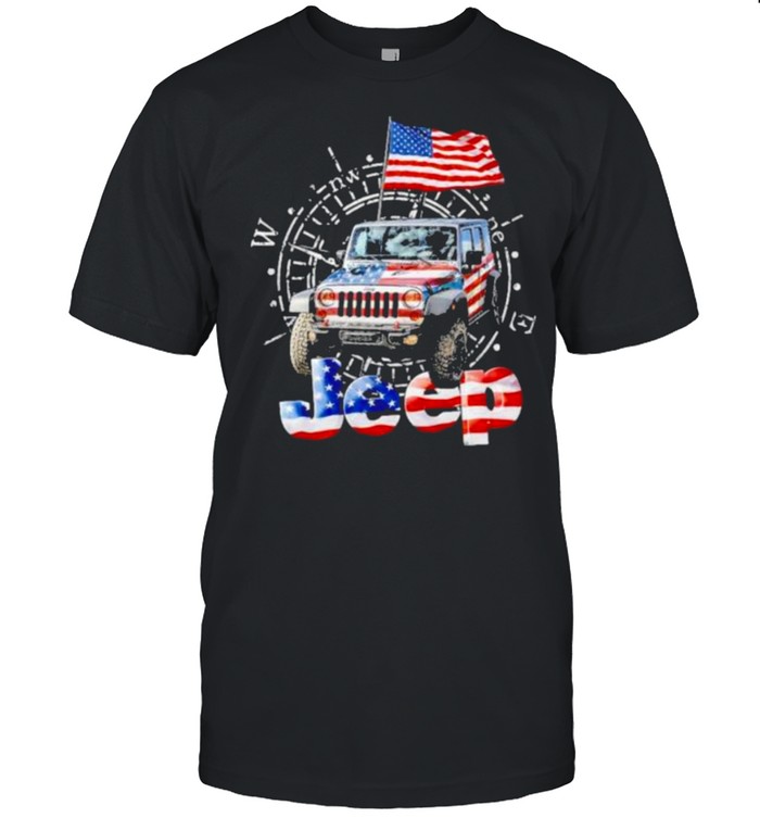 jeep Compass American Flag Shirt