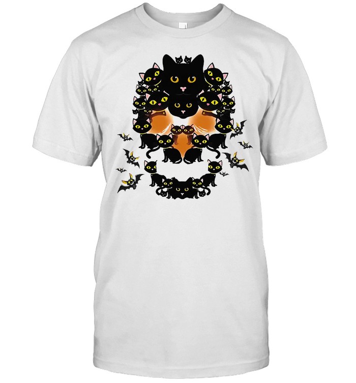 Cat Shape Of Skull shirt