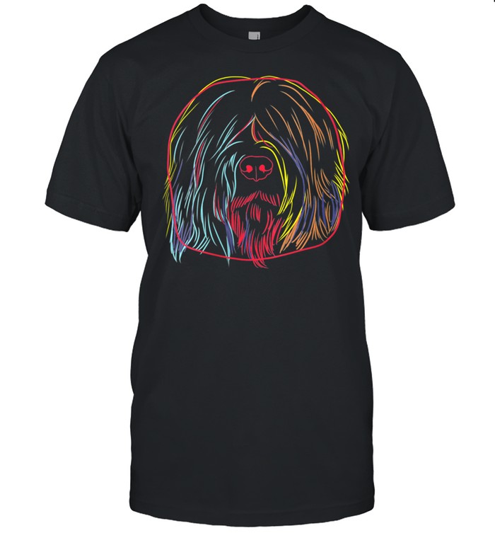 Colourful Dog Briard shirt