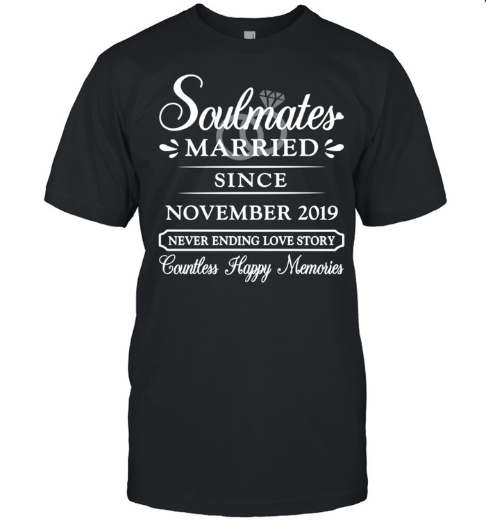 Couple Married Since November 2019, 2nd Wedding Anniversary shirt