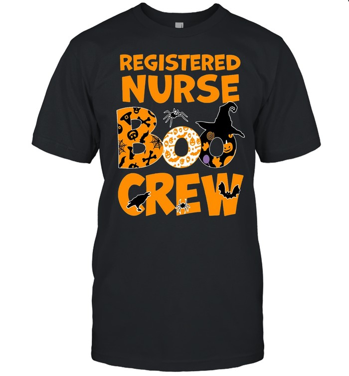 Halloween Registered Nurse Boo Crew T-shirt