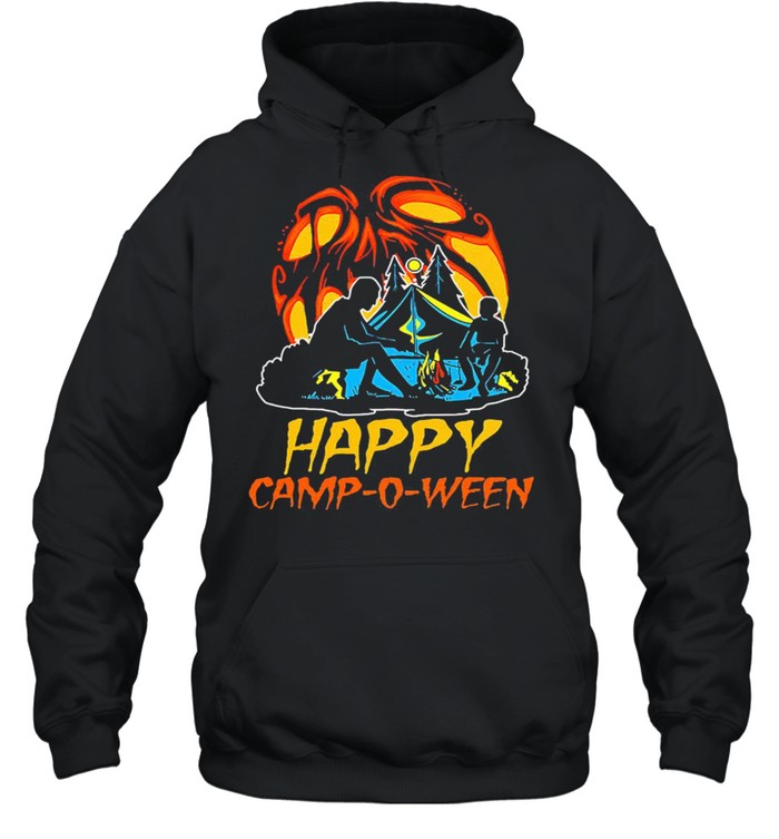 Happy Camp o ween Camping Halloween shirt Unisex Hoodie