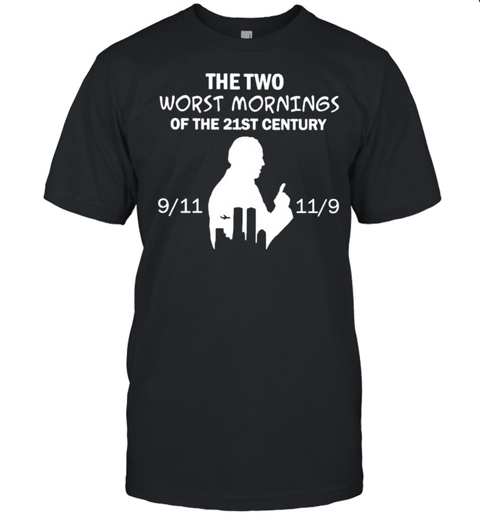 Biden the two worst mornings of the 21st century shirt