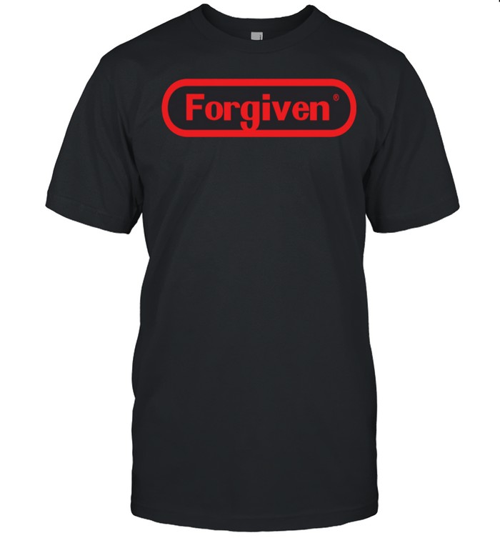 Forgiven Parody Retro Gaming Logo shirt