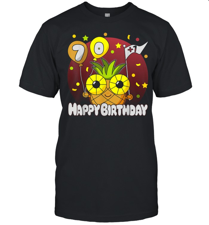 Happy Birthday 71 Hawaiian Pineapple shirt