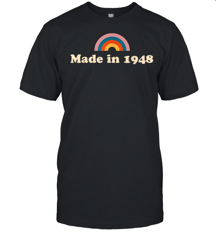 Retro 1948 73rd Birthday For 73 Year Old shirt