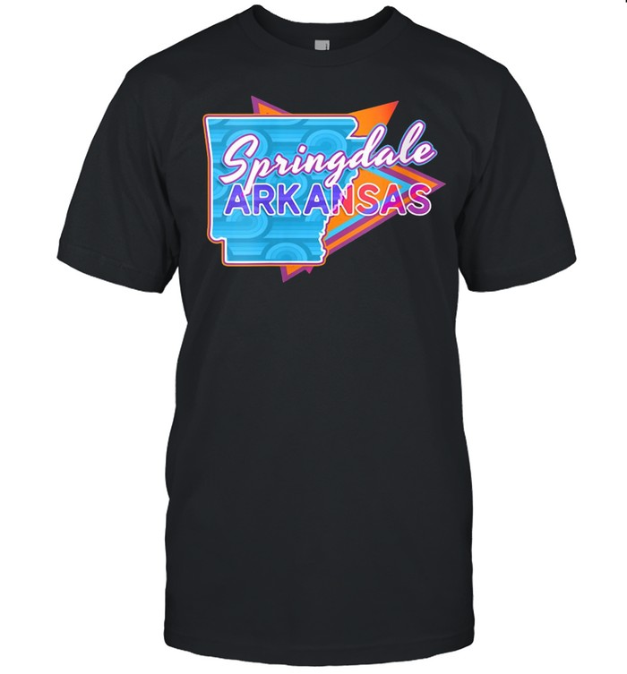 Springdale Arkansas Vintage Retro Throwback T-shirt