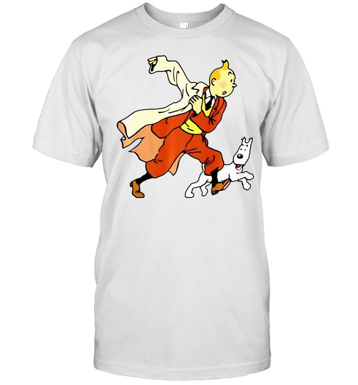 The Adventures Of Tintin Comic T-shirt