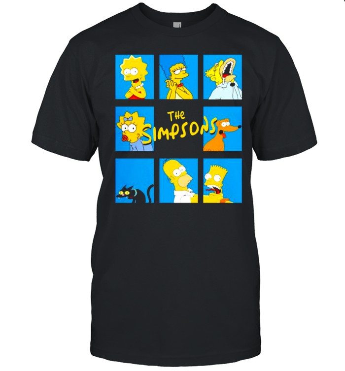 The Simpsons brady bunch shirt