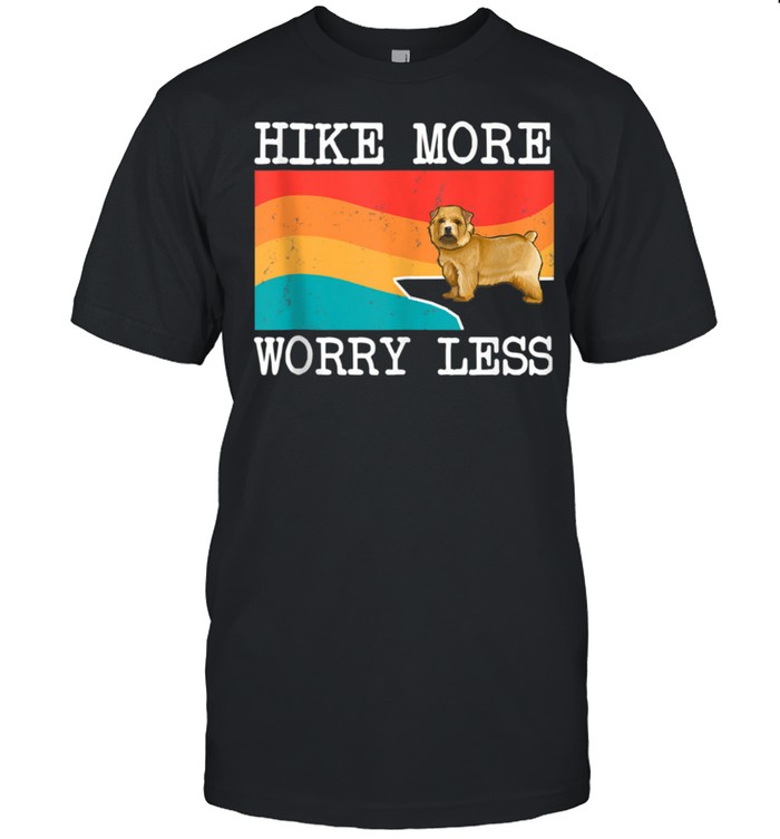 Hike More Worry Less Norwich Terrier Hiking shirt