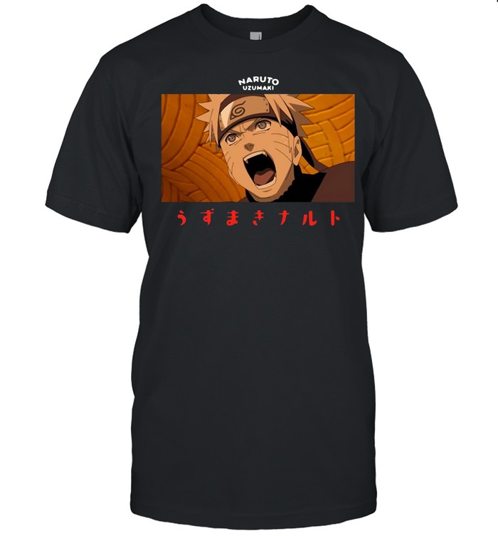 Naruto Shippuden Yelling Image Anime Manga T-shirt