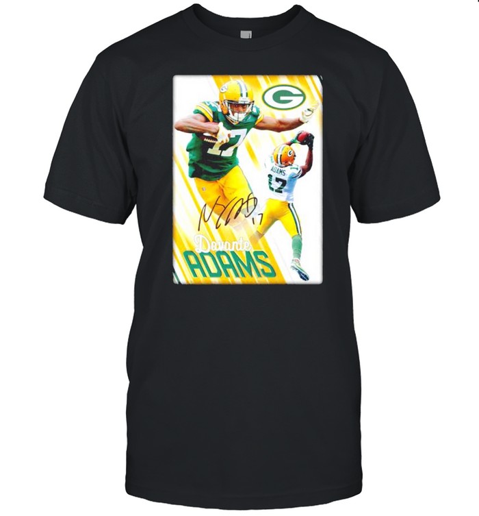 Davante Adams Green Bay Packers signature shirt