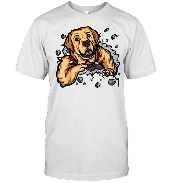 Labrador in Wall Dog Holder Idea, Stones shirt