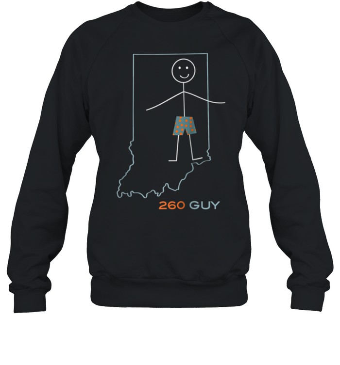 Mens 260 Area Code, IN Boys Indiana Souvenir shirt Unisex Sweatshirt
