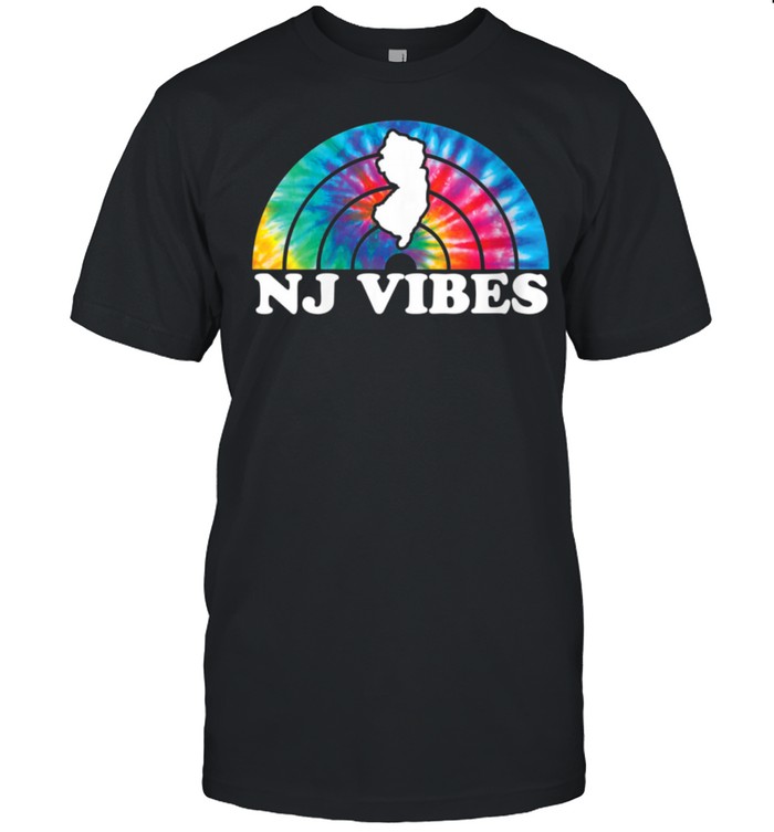 New Jersey Rainbow Tie Dye NJ New Jersey Vibes shirt