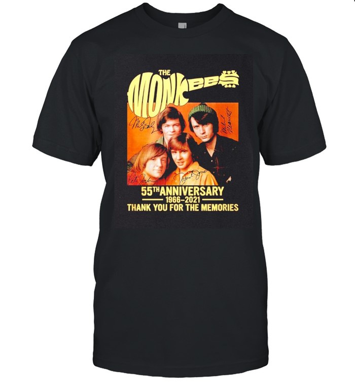 The Monkees 55th anniversary 1966-2021 signatures shirt