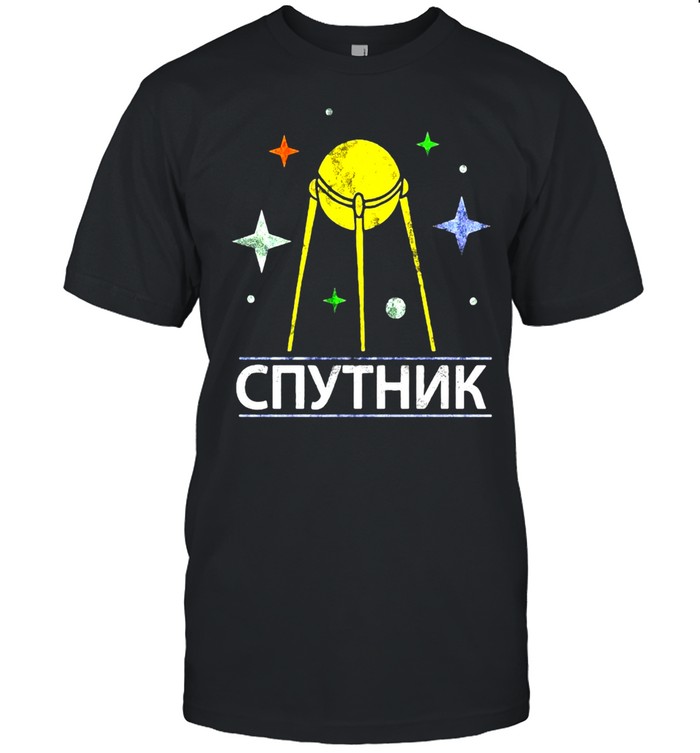 Cccp Vintage Ussr Original Sputnik Space Program T-shirt