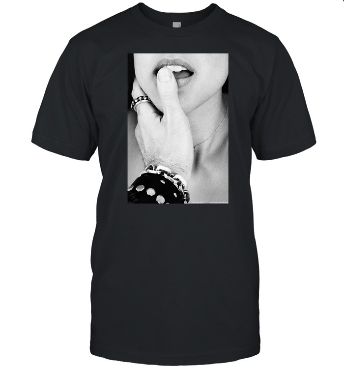 Pinup Girl Graphic Tee For Men Ddlg Bdsm Pov In B&W T-shirt