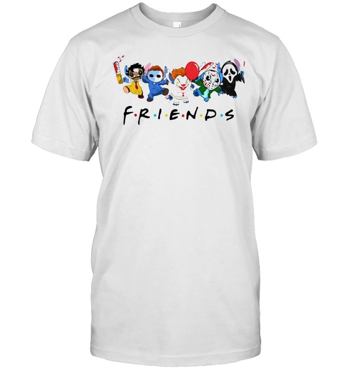 Stitch mashup horror Halloween Friends shirt