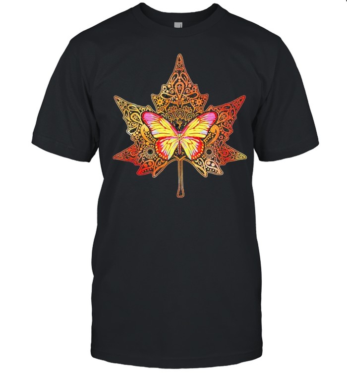 Butterfly Maple Leaf Shirt