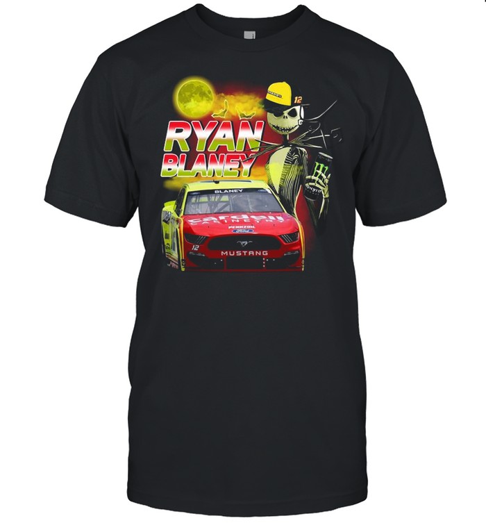 Jack Skellington Monster Dew Ryan Blaney Ford Mustang Shirt