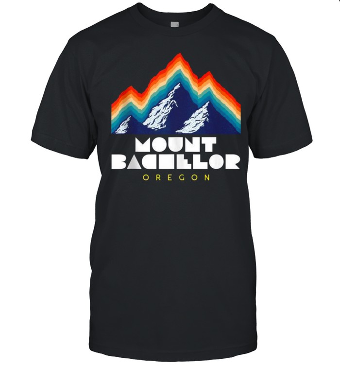 Mount Bachelor, Oregon USA Ski Resort 1980s Retro shirt