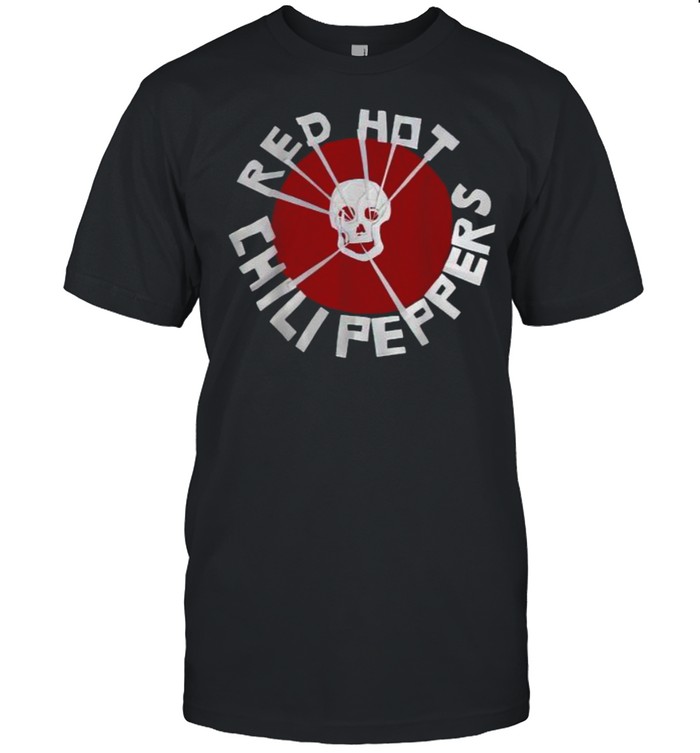 Red Hot Rock band Chilis Peppers Flea Skull T-Shirt