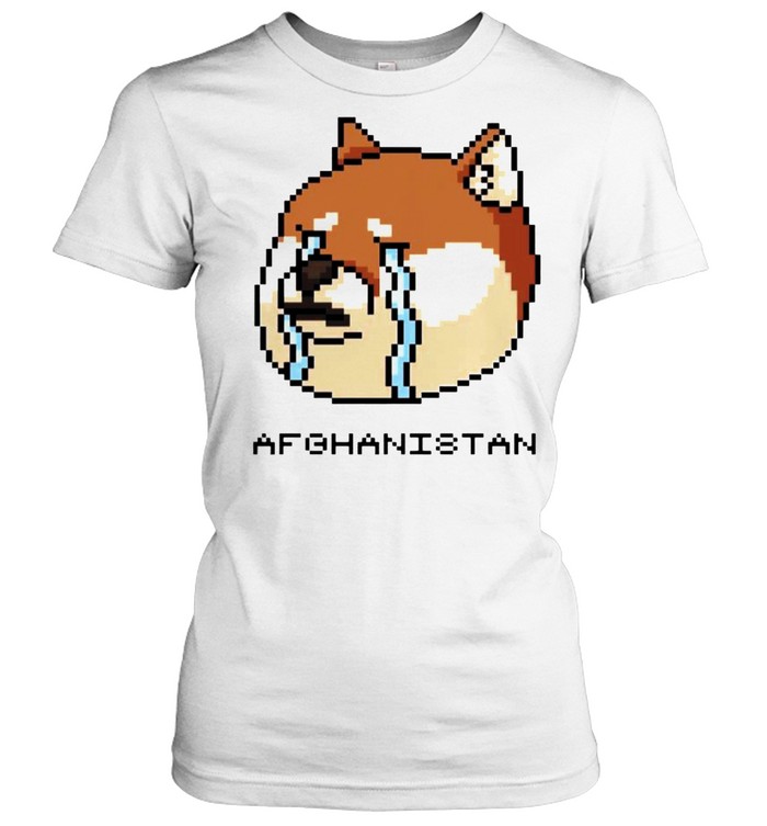 Afghanistan Doge meme cry shirt Classic Women's T-shirt