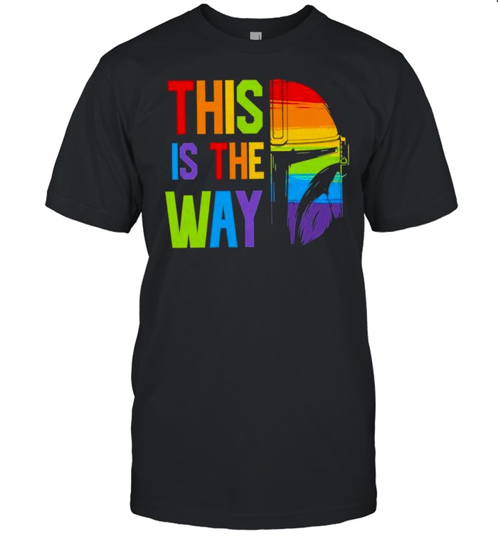 lGBT this is the way Mandalorian shirt