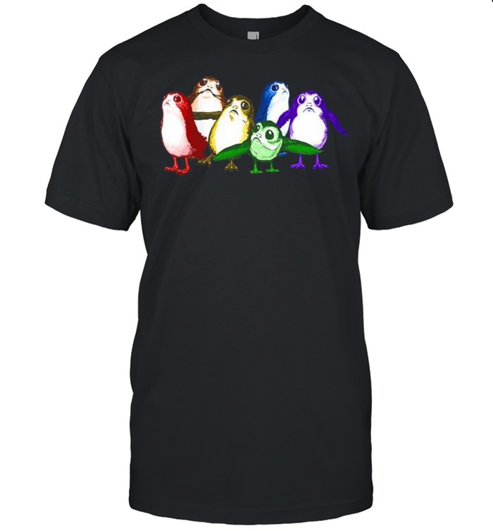 Star Wars Rainbow Porg shirt