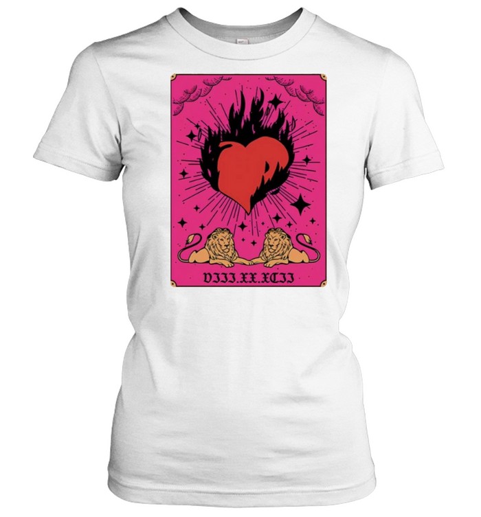 DemI lovato merch burning heart ddlovato shirt Classic Women's T-shirt
