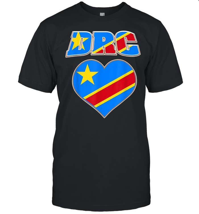 Democratic Republic Of Congo Pride Congolese Flag Love DRC shirt