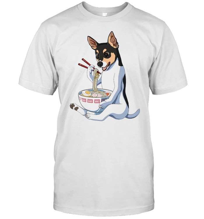 Dog Japanese Kawaii Ramen Rat Terrier shirt
