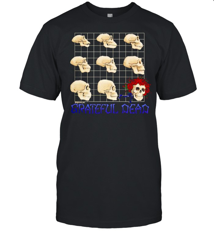 Grateful Dead evolution of deadhead shirt