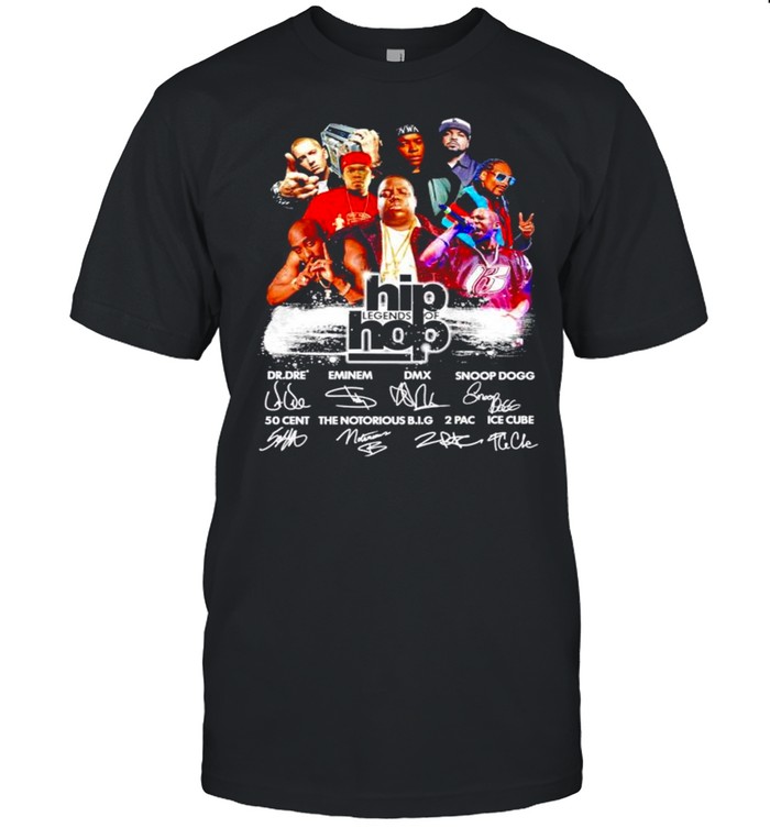 Hip Legends Of Hop signatures shirt