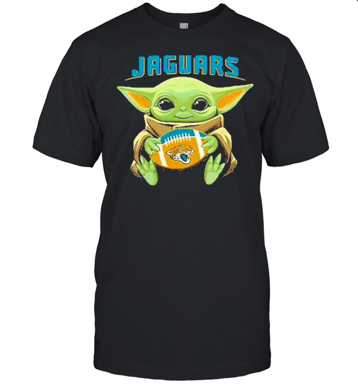 Jacksonville american football team face cover baby yoda shirt