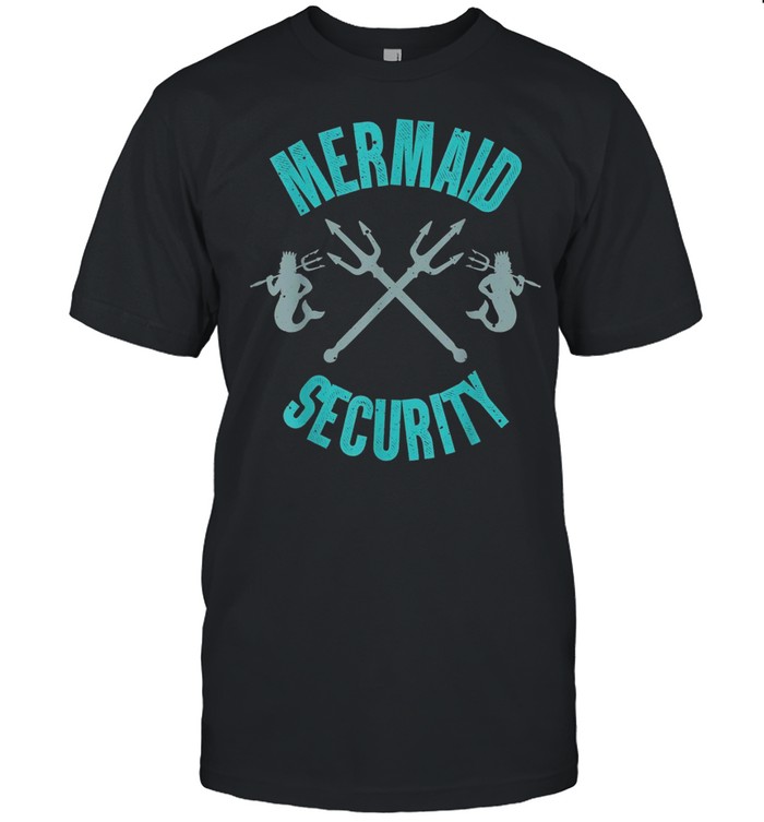 Mermaid Security Boys Girls Swimmer shirt
