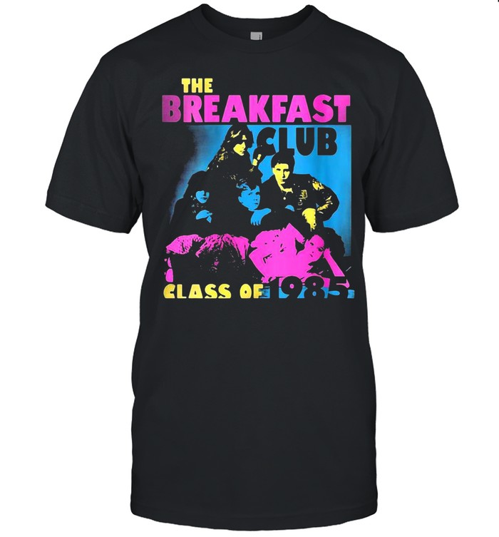 The Breakfast Club Class Of 1985 Stencil T-shirt