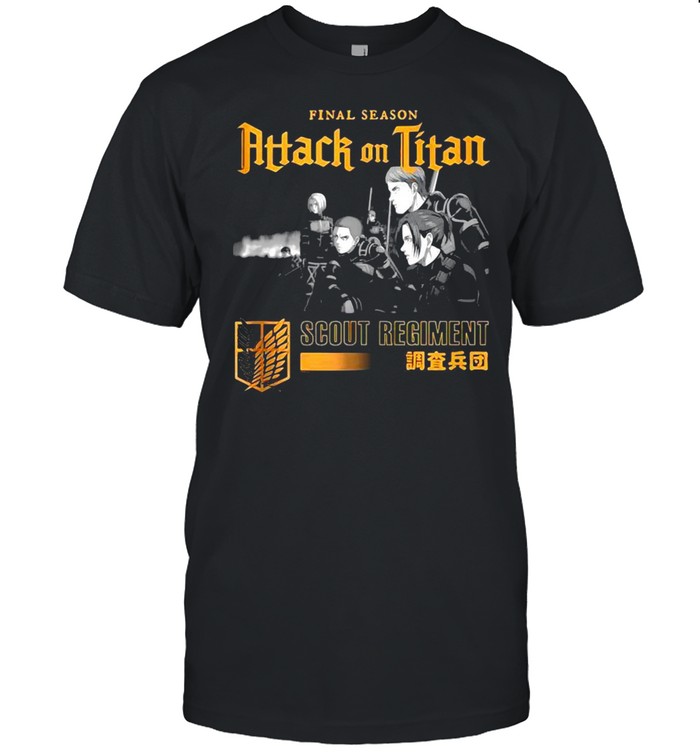 Attack On Titan Season 4 Scout Regiment Still T-shirt