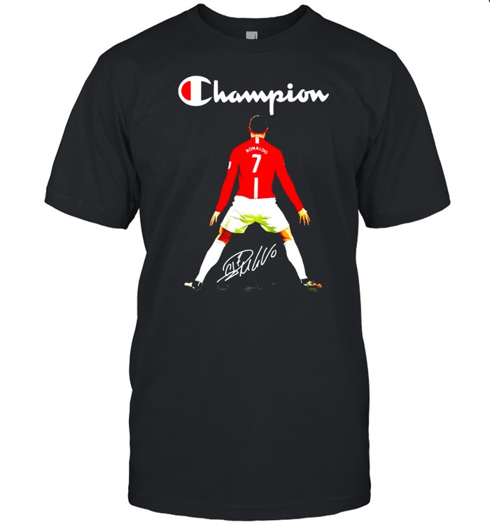 Champions Cristiano Ronaldo goal signature shirt