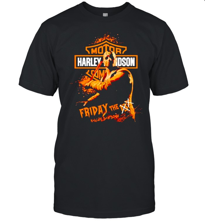 Jason Voorhees Harley-Davidson friday the 13th shirt