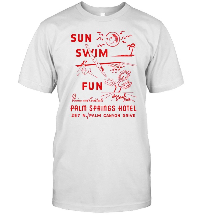 Palm Springs Hotel sun swim fun shirt