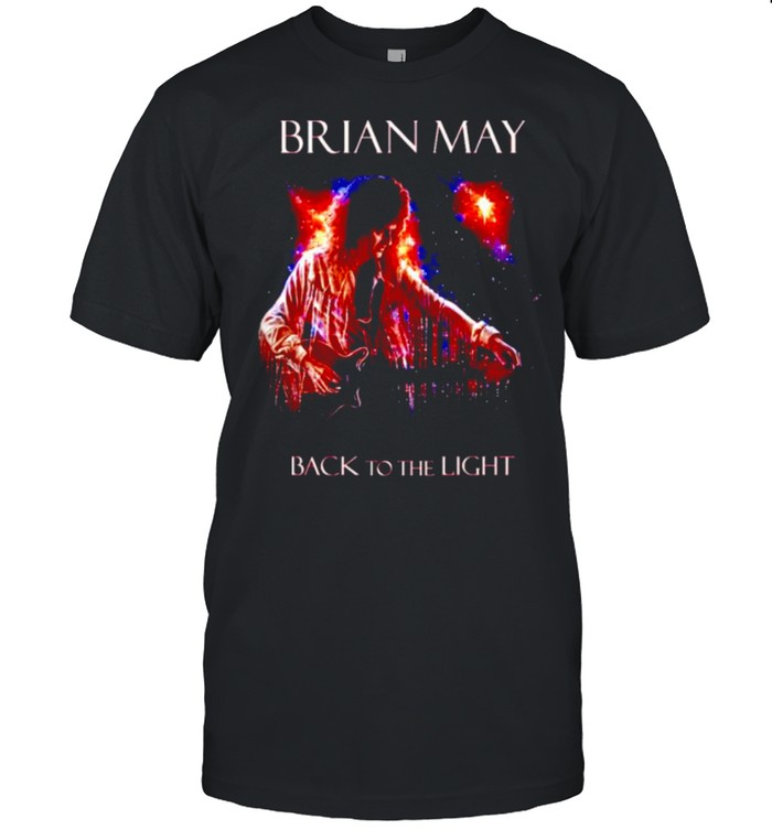 Queen brian may back to the light shirt