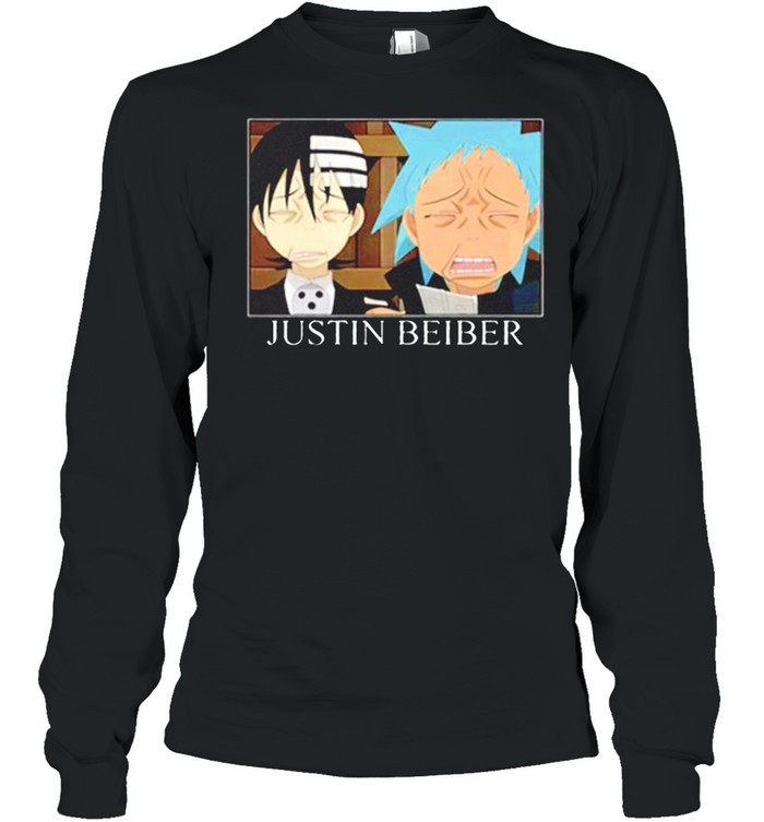 Soul Eater Justin Bieber t-shirt Long Sleeved T-shirt