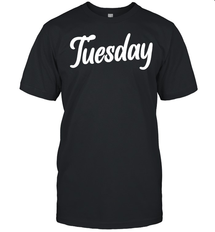 Tuesday Distressed Retro Fun Days of the Week shirt