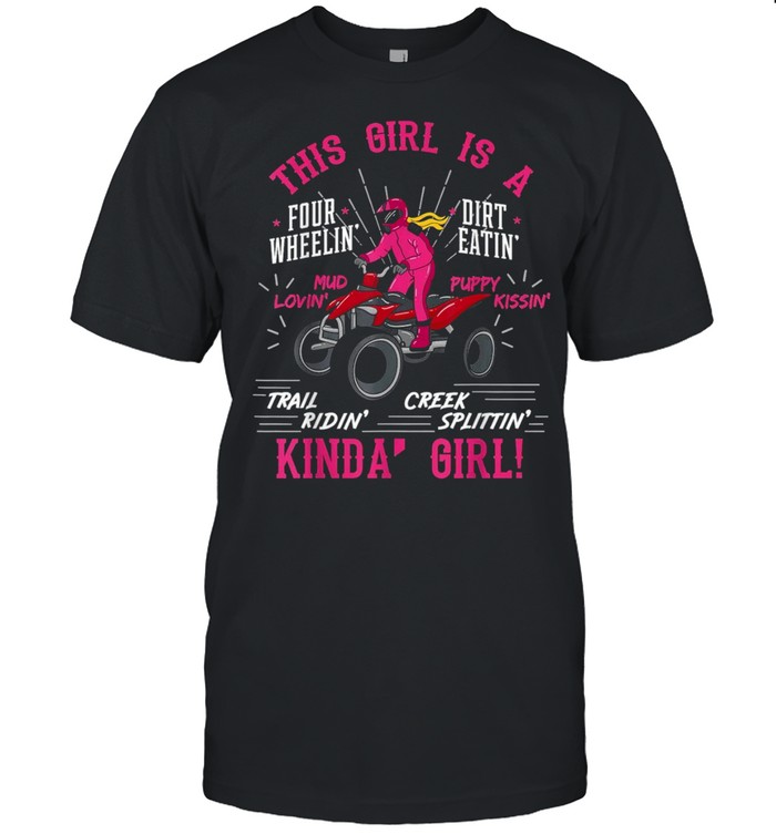 Girl OffRoad Racing FourWheeler 4×4 Wheel Quad Bike Racer shirt