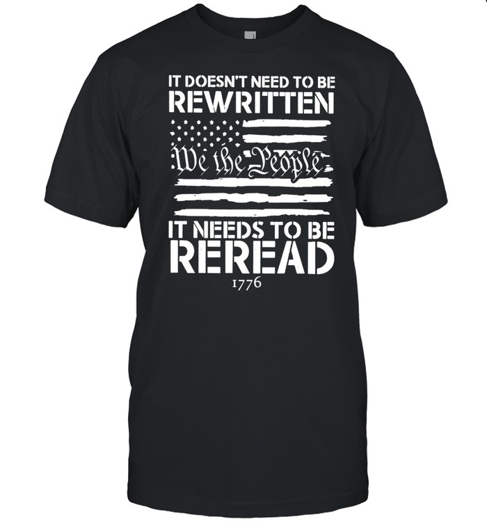 It doesn’t need to be rewritten