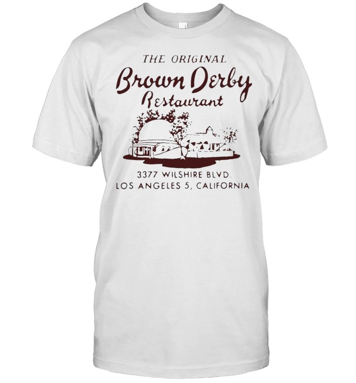 The original Brown Derby restaurant shirt