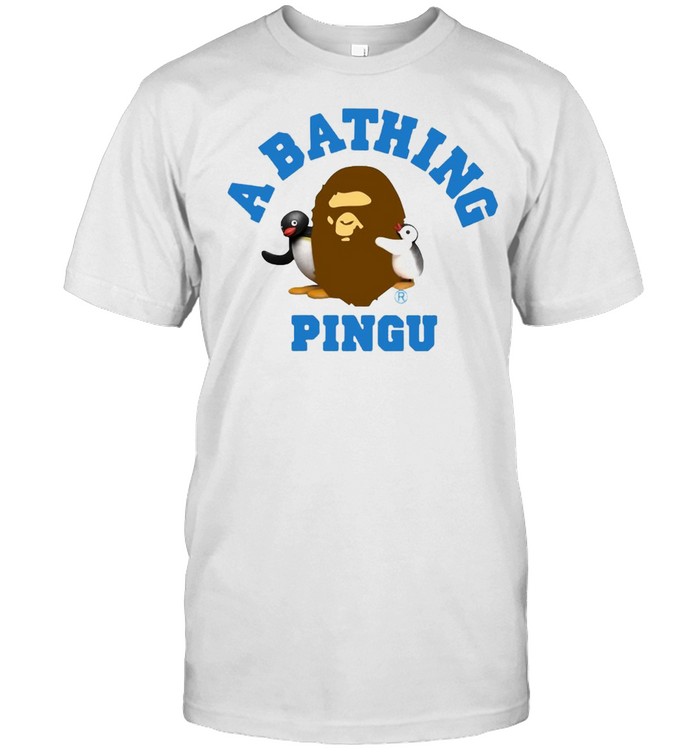 A Bathing Pingu Ape T-shirt